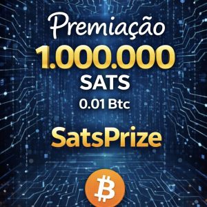 #1 - 1.000.000 Sats 0.01 Btc  Números Aleatórios  (1000 Cotas)